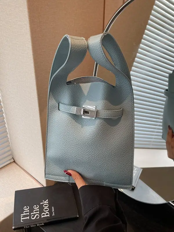 Light Blue Square Shoulder Bag for Women 2026 - Image 6