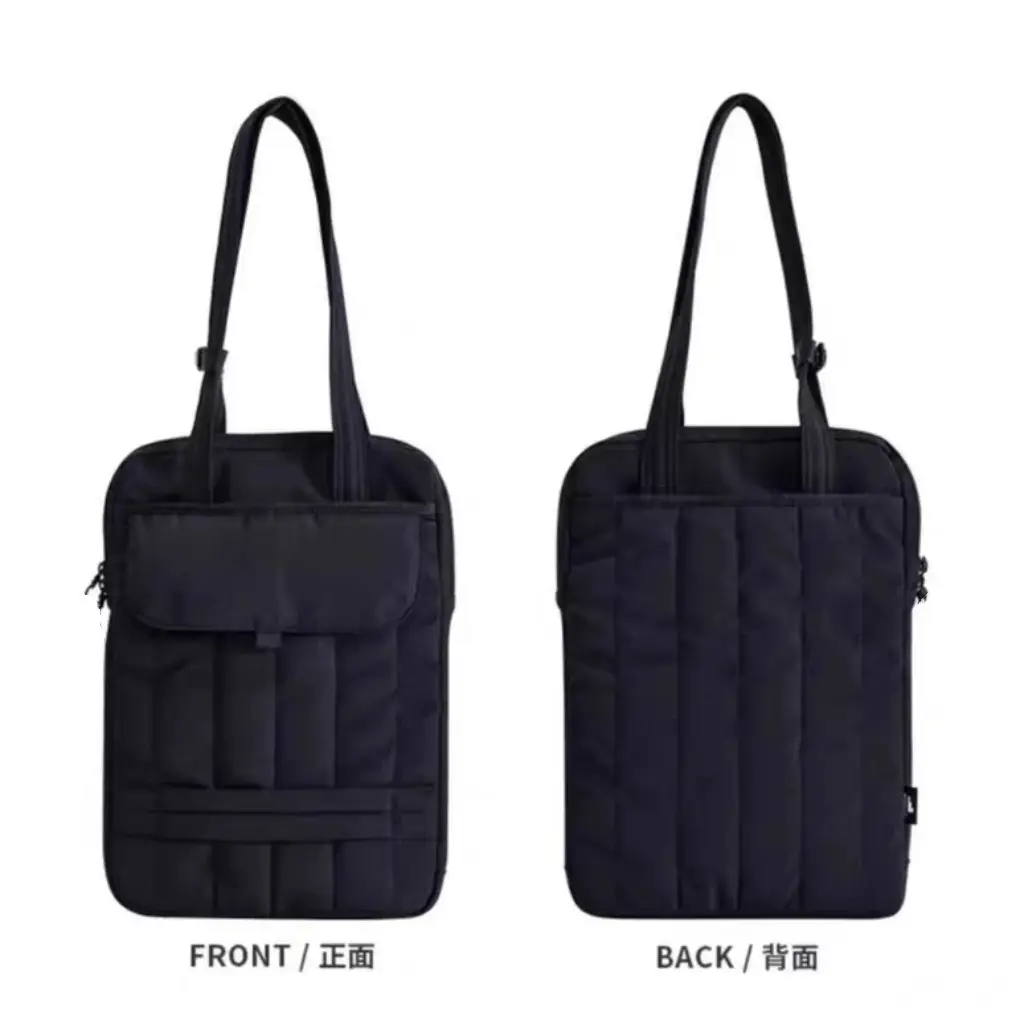 13.3" Laptop Shoulder Bag Maroon Quilted Women — feature 22