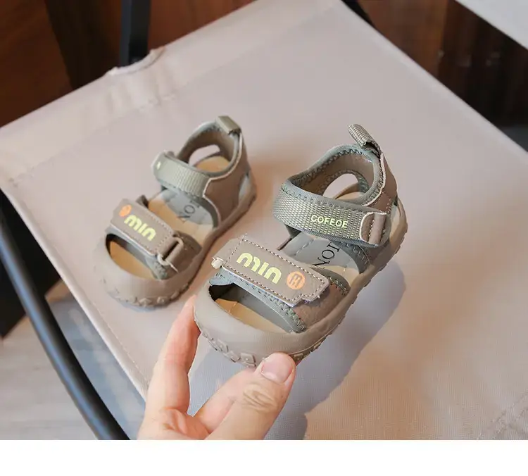 Baby Sandals Baotou Toddler Beach Shoes Soft Sole Non-Slip — feature 12