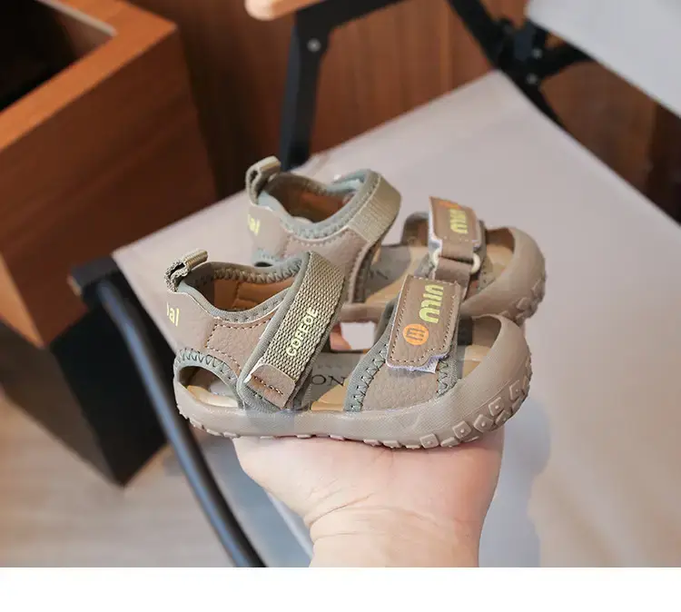 Baby Sandals Baotou Toddler Beach Shoes Soft Sole Non-Slip — feature 13