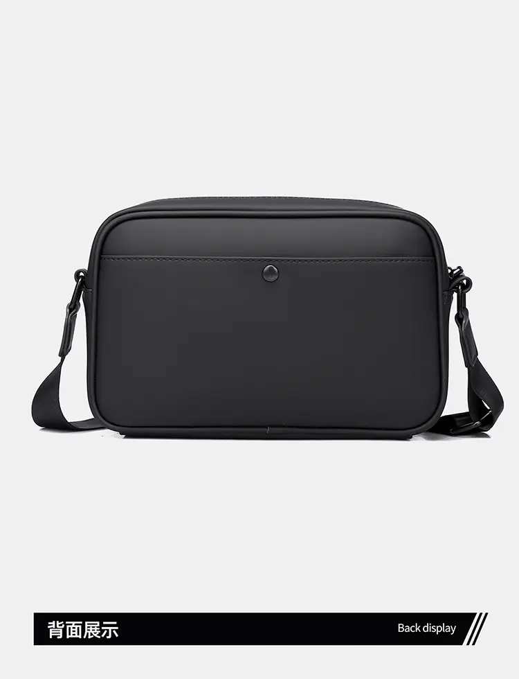 2025 Men Rhombus Crossbody Bag Black Purple — feature 28