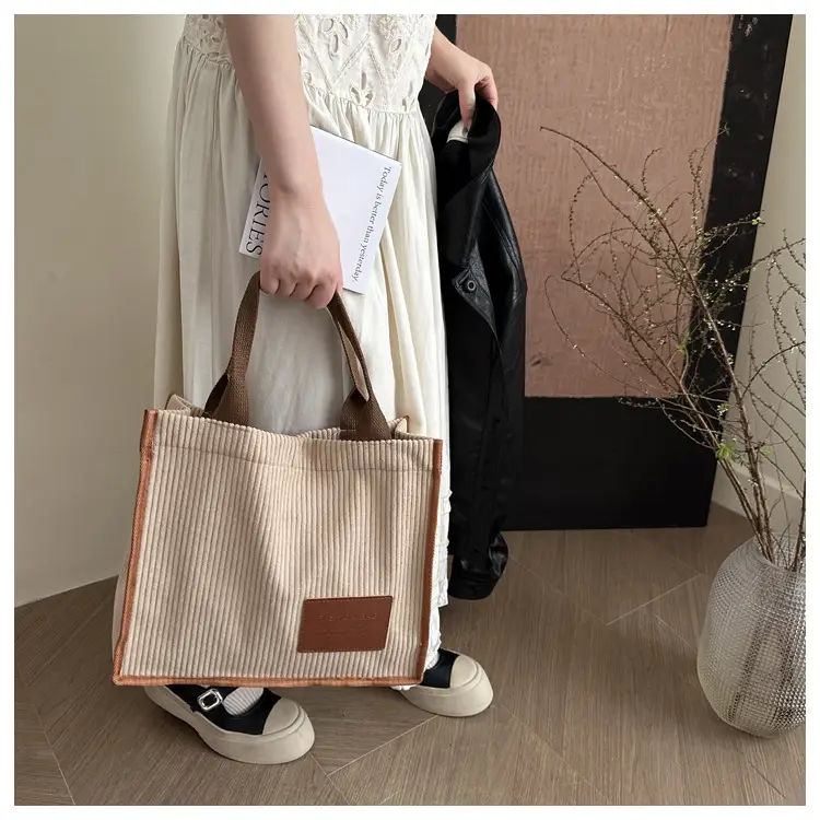 Women's Japanese Style Tote Bag Large Capacity 2025 — feature 20