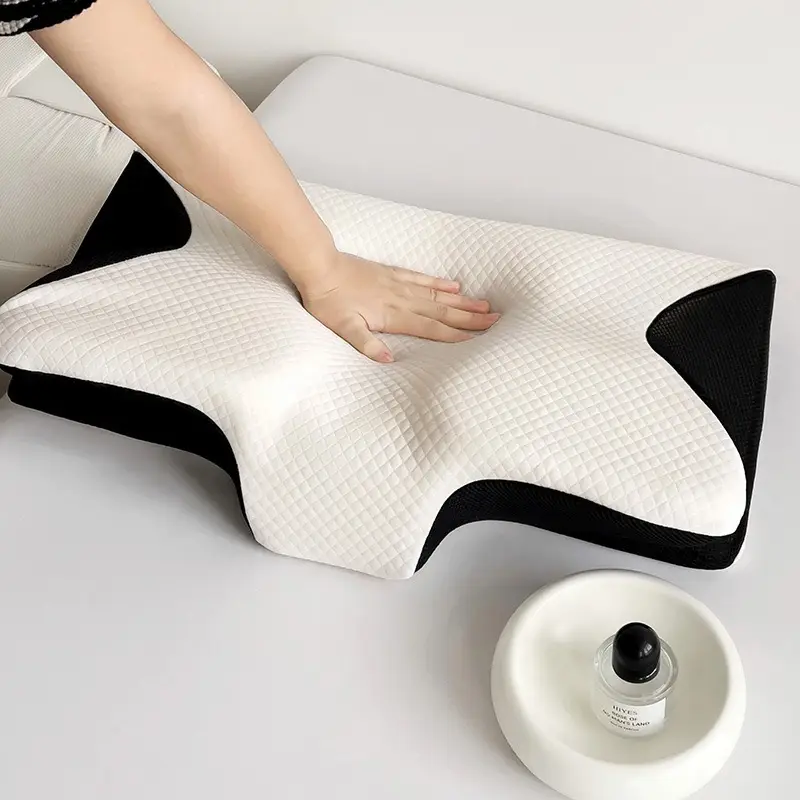Cross-border Foreign Trade Butterfly Memory Pillow Slow Rebound Memory Foam Pillow Pillow Core Cervical Pillow Butterfly Neck Pillow Corner Pillow - Image 21