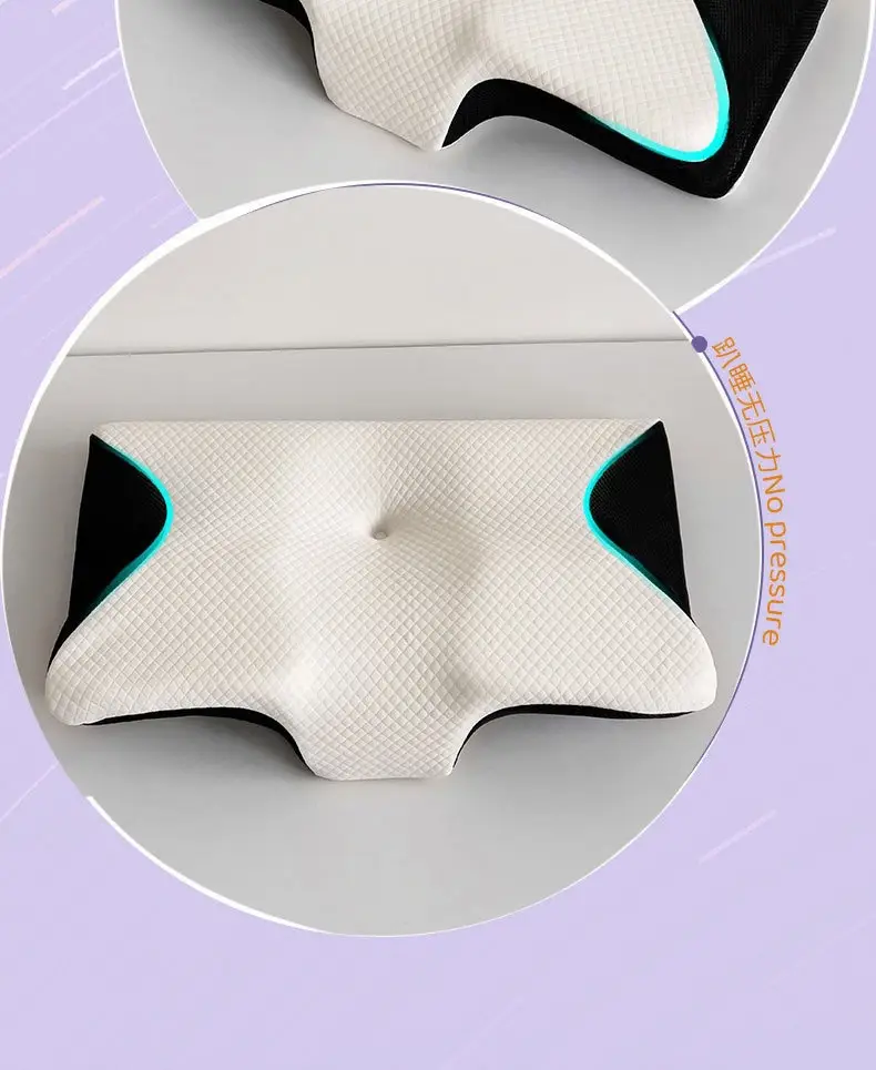 Cross-border Foreign Trade Butterfly Memory Pillow Slow Rebound Memory Foam Pillow Pillow Core Cervical Pillow Butterfly Neck Pillow Corner Pillow — feature 11