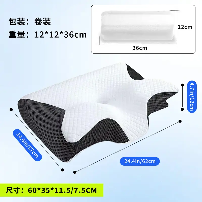 Cross-border Foreign Trade Butterfly Memory Pillow Slow Rebound Memory Foam Pillow Pillow Core Cervical Pillow Butterfly Neck Pillow Corner Pillow - Image 10