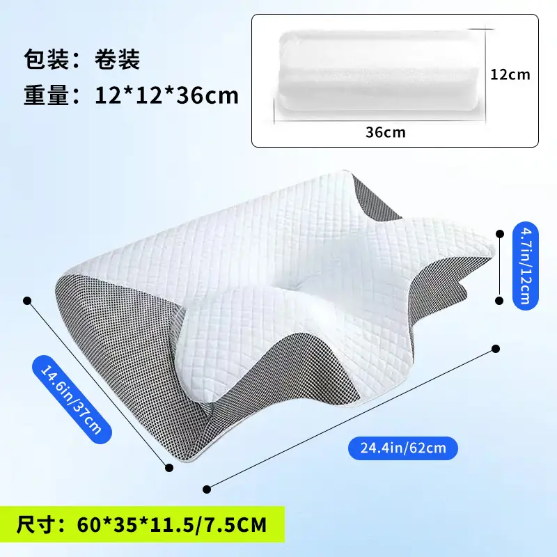 Cross-border Foreign Trade Butterfly Memory Pillow Slow Rebound Memory Foam Pillow Pillow Core Cervical Pillow Butterfly Neck Pillow Corner Pillow - Image 11