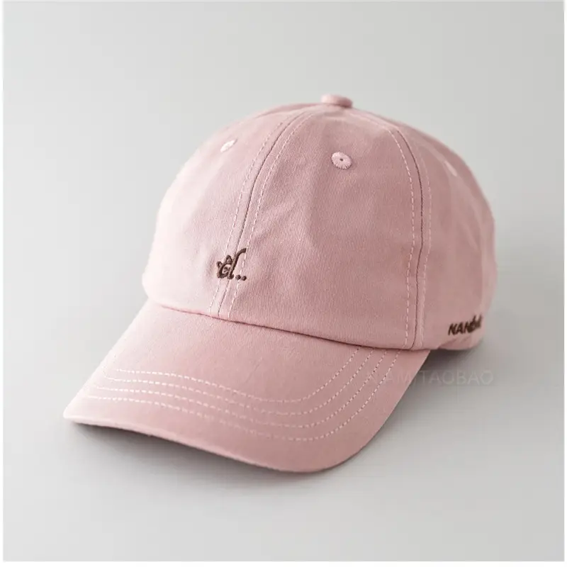 Pink Embroidered Baseball Cap for Men Women - Image 4