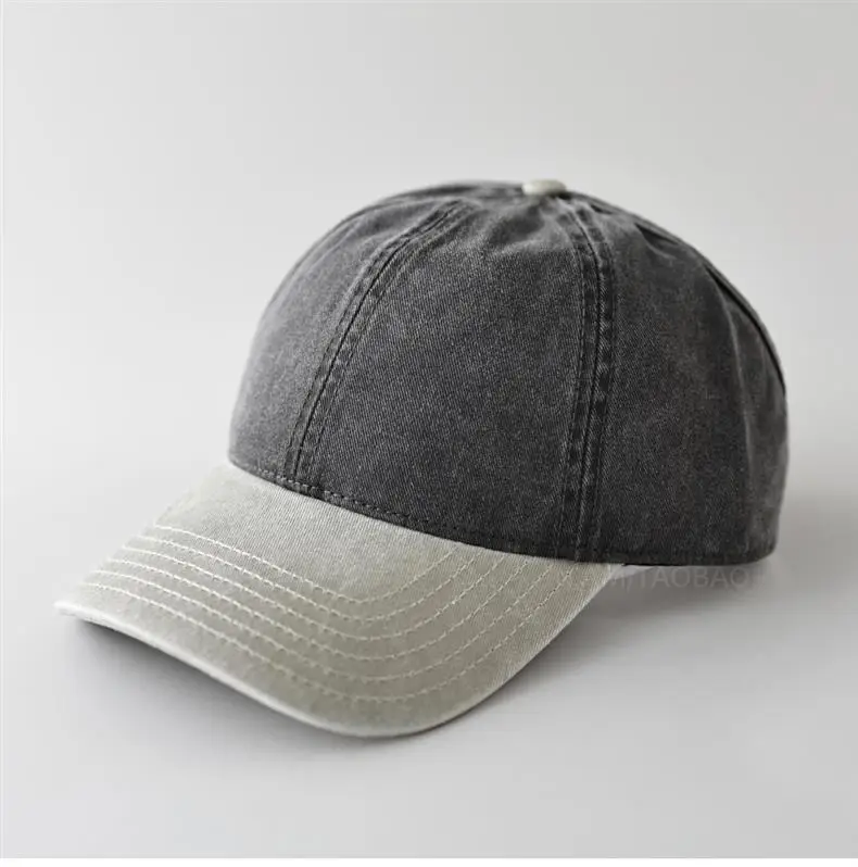 Women Sunshade Duck Cap Gray Black Baseball — feature 16