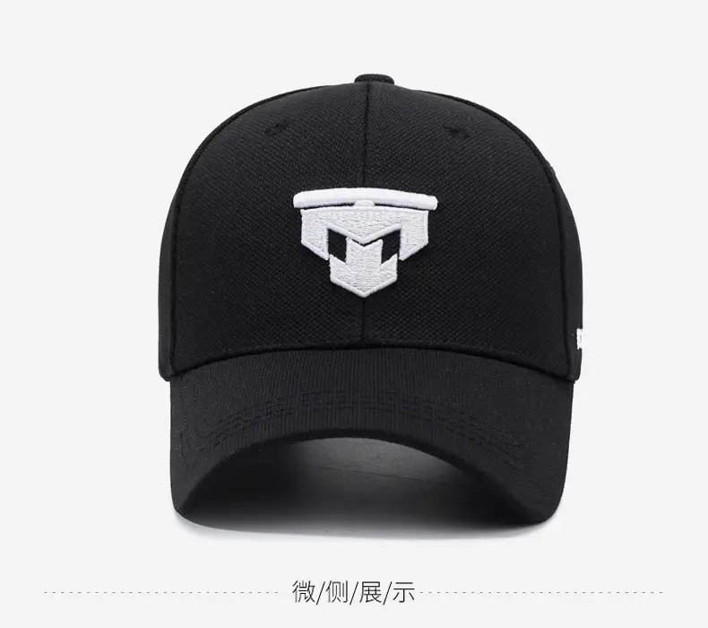 Men's Black Embroidered Arrow Cap with DFOOM Logo — feature 9