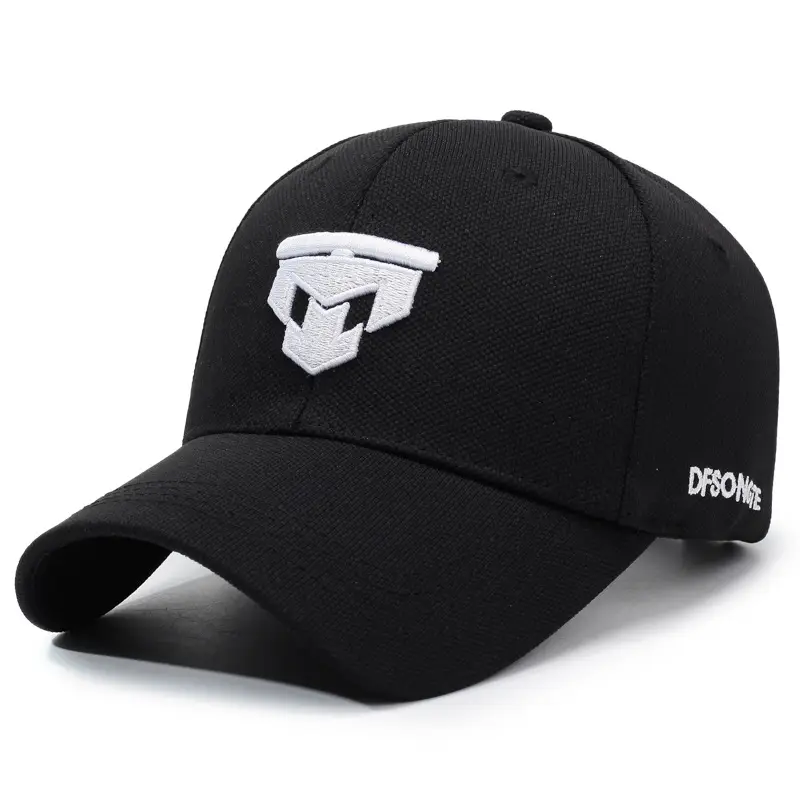 Men's Black Embroidered Arrow Cap with DFOOM Logo - Image 3