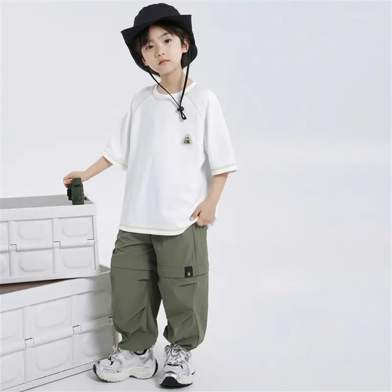 Haima's 2026 Summer Boys T-Shirt Quick Dry Korean Style - Image 2