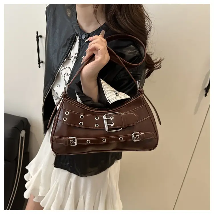 Vintage Beige Leather Shoulder Bag for Women 2025 — feature 15