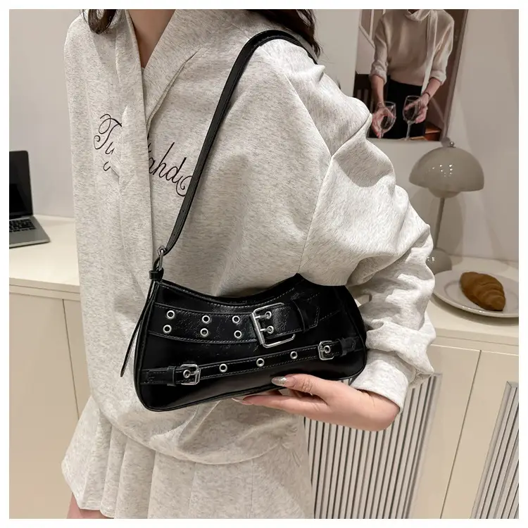 Vintage Beige Leather Shoulder Bag for Women 2025 — feature 7