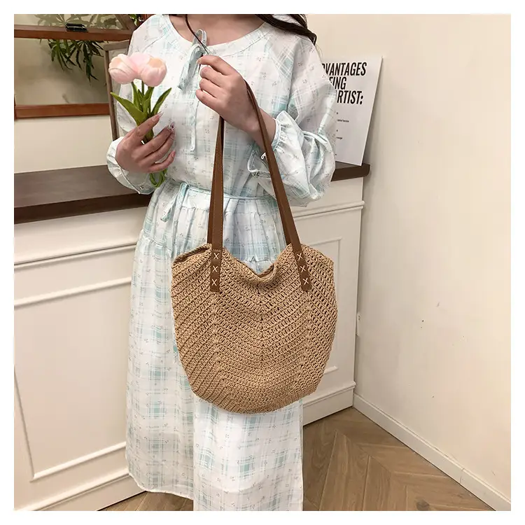 Large Straw Handbag Spring Summer Luggage — feature 20