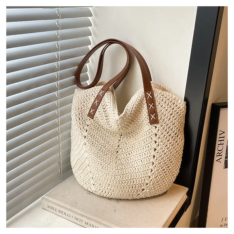 Large Straw Handbag Spring Summer Luggage — feature 26