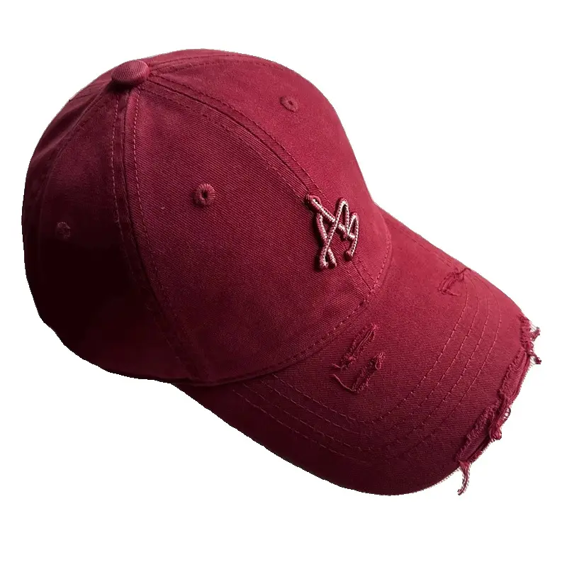 Maroon American Retro Duckbill Cap for Men Women - Image 11