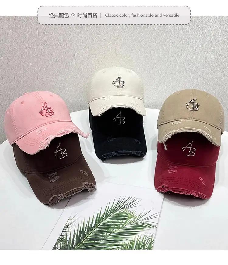 Maroon American Retro Duckbill Cap for Men Women — feature 2