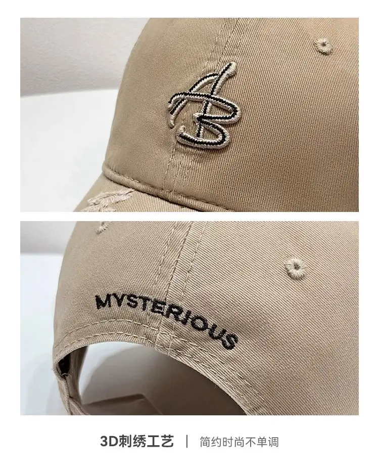 Maroon American Retro Duckbill Cap for Men Women — feature 4