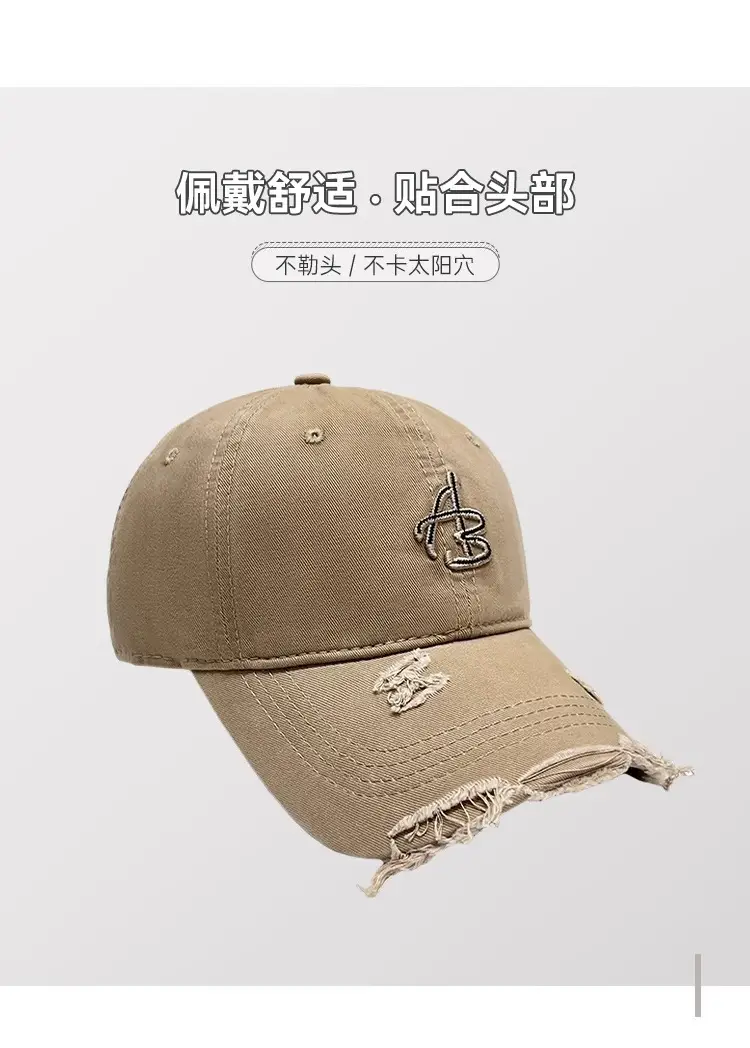 Maroon American Retro Duckbill Cap for Men Women — feature 5