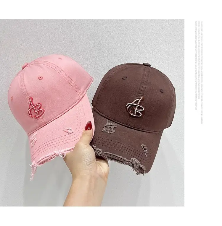 Maroon American Retro Duckbill Cap for Men Women — feature 8