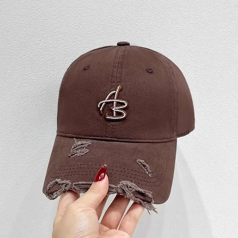 Maroon American Retro Duckbill Cap for Men Women - Image 6