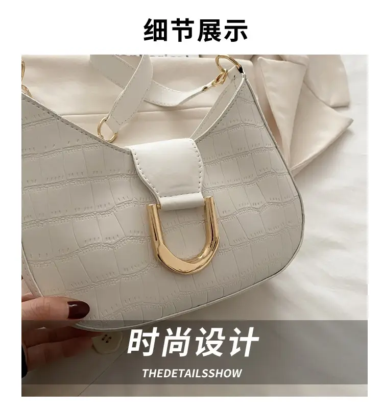 Fashionable Semicircular Shoulder Bags for Women — feature 4
