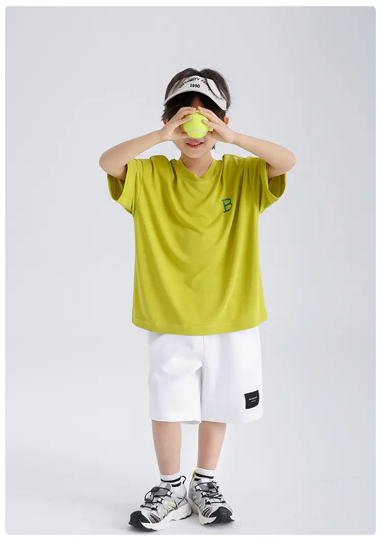 Boys Cool Blue T-Shirt Summer Wear Loose Fit — feature 14