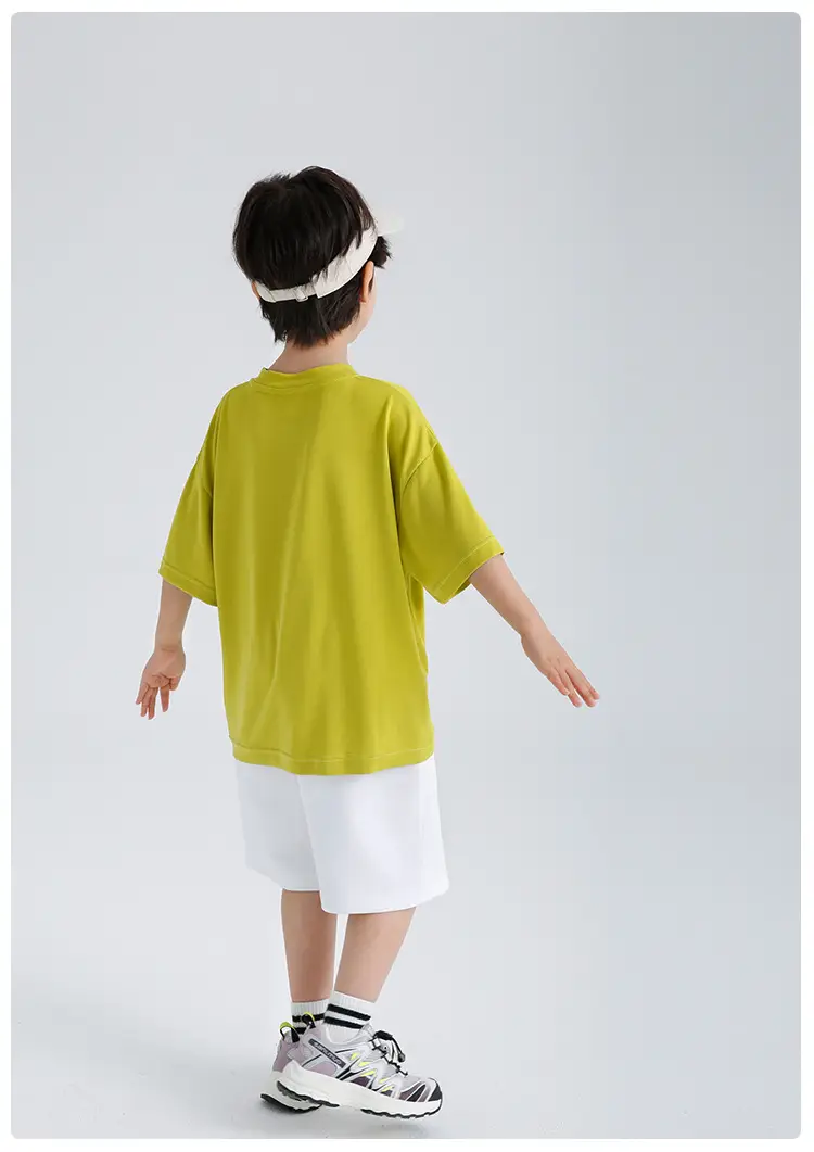 Boys Cool Blue T-Shirt Summer Wear Loose Fit — feature 15
