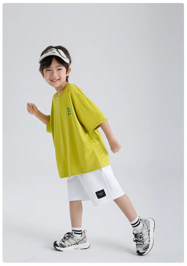 Boys Cool Blue T-Shirt Summer Wear Loose Fit — feature 16
