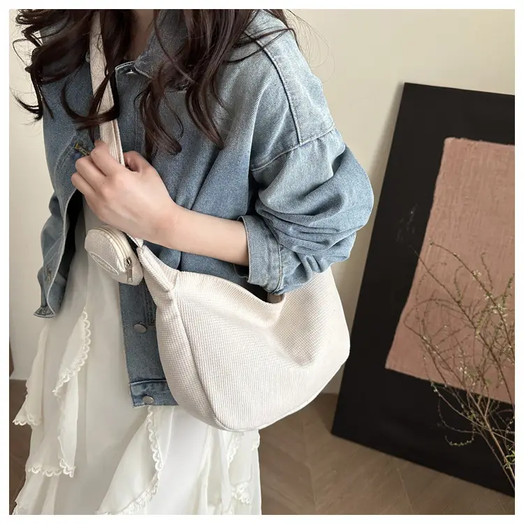 2025 Summer Crossbody Bag for Women, Beige Casual Commuter Shoulder Bag — feature 20