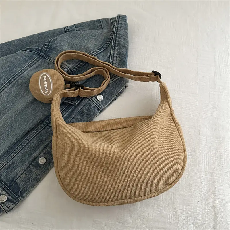 2025 Summer Crossbody Bag for Women, Beige Casual Commuter Shoulder Bag - Image 6