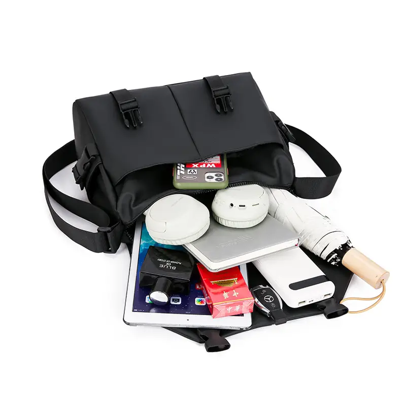 Men's Waterproof Oxford Crossbody Bag Large Capacity - Image 7