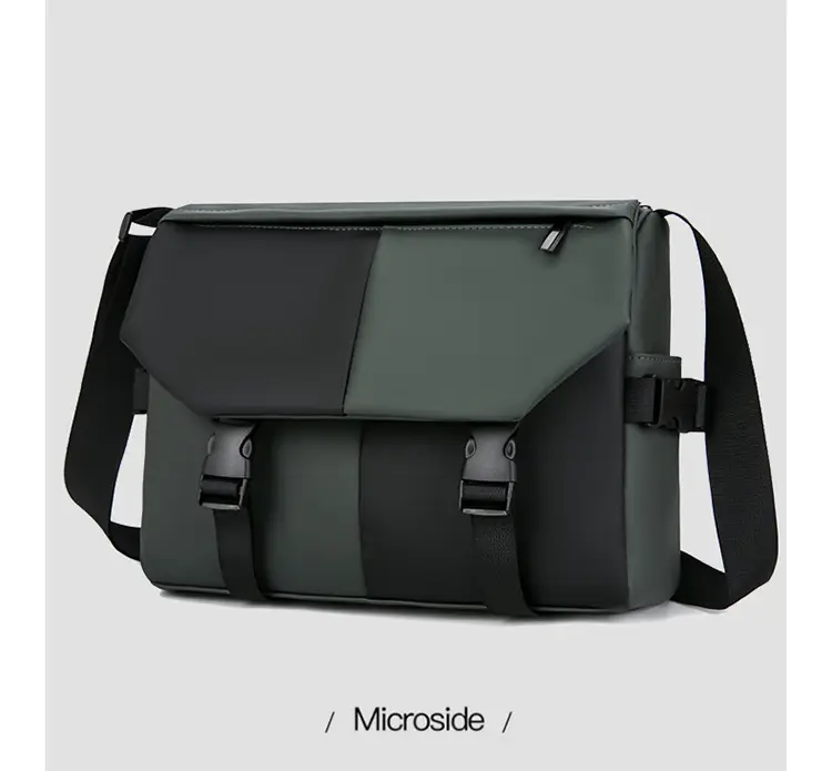Men's Waterproof Oxford Crossbody Bag Large Capacity — feature 29