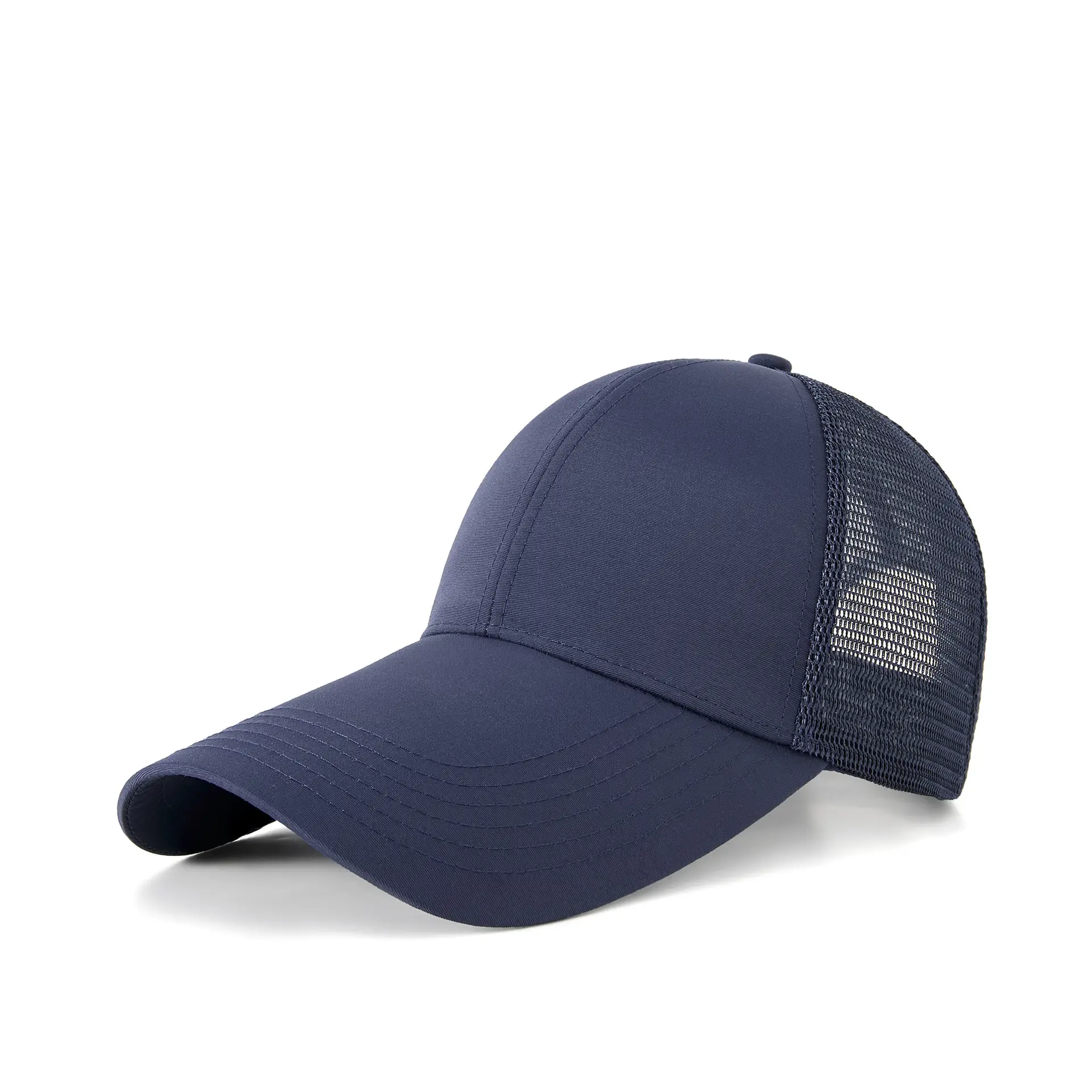 Black Mesh Baseball Cap with 11cm Long Bristle