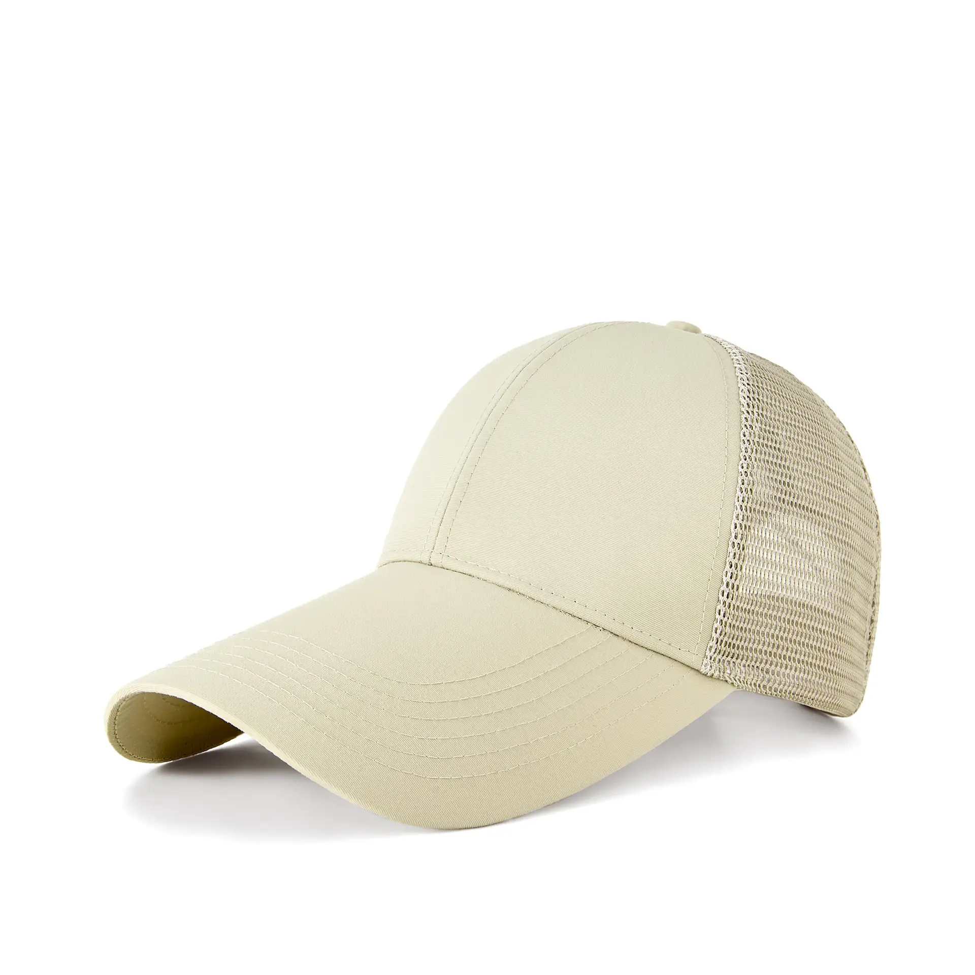 Black Mesh Baseball Cap with 11cm Long Bristle