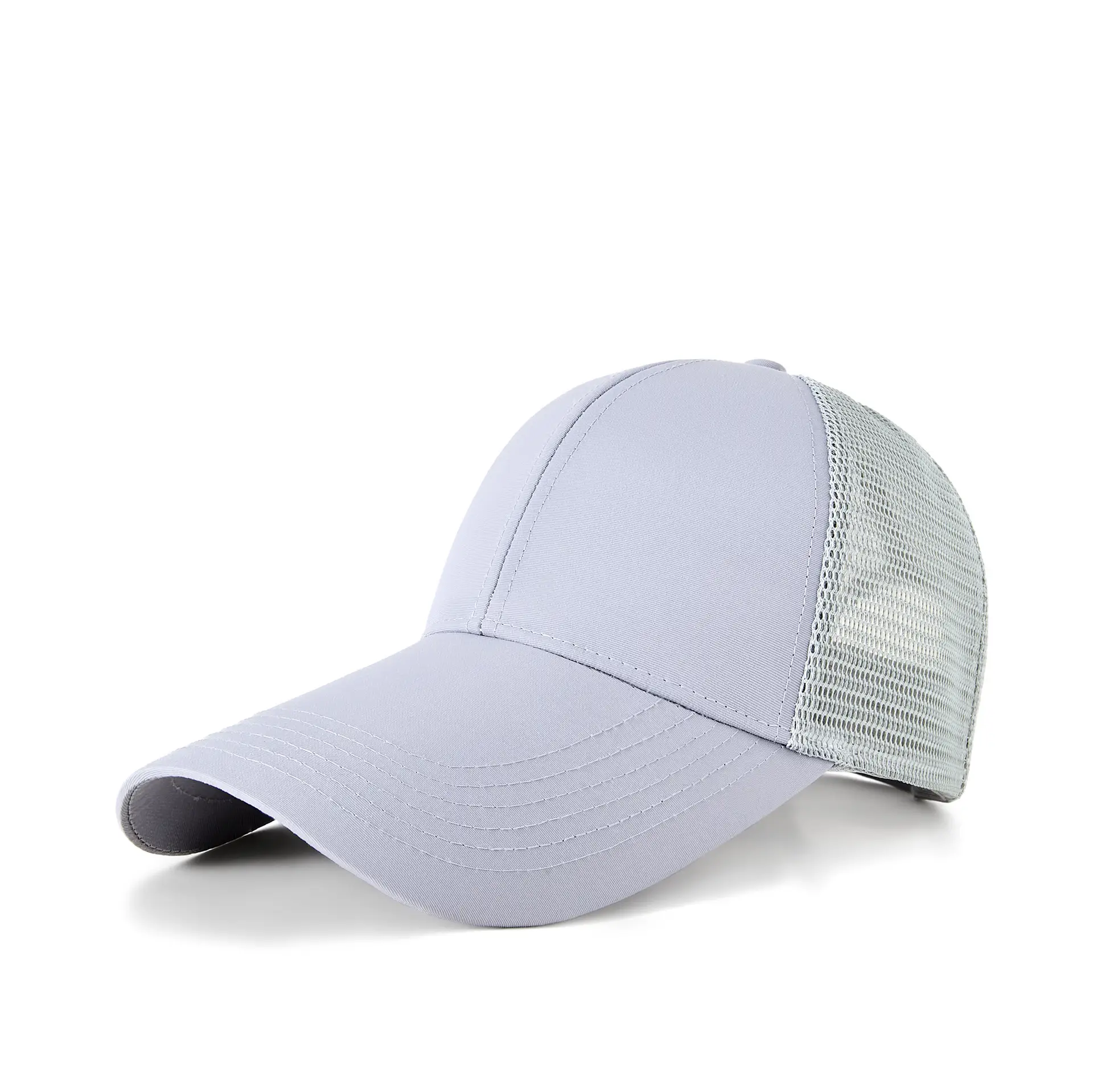 Black Mesh Baseball Cap with 11cm Long Bristle