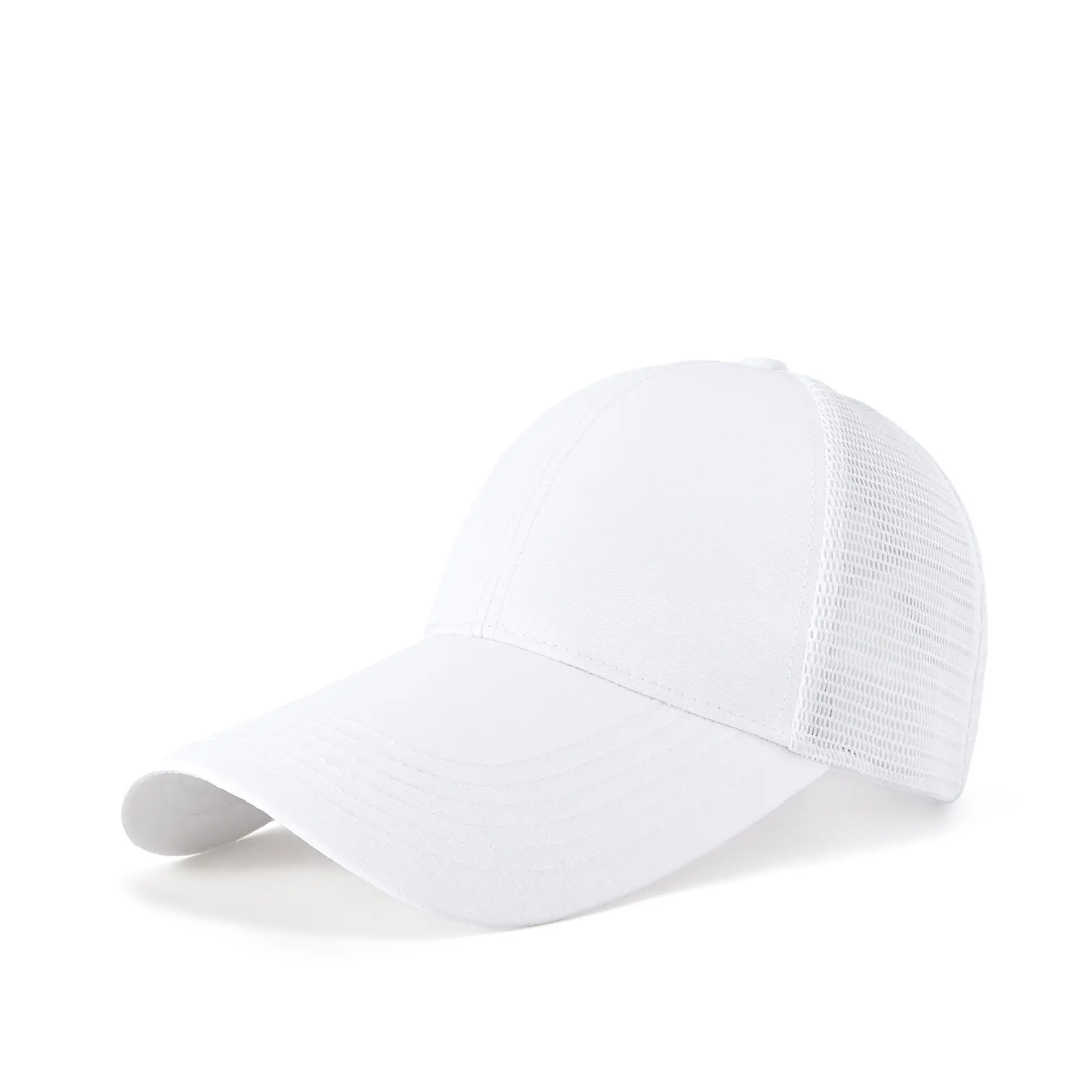 Black Mesh Baseball Cap with 11cm Long Bristle