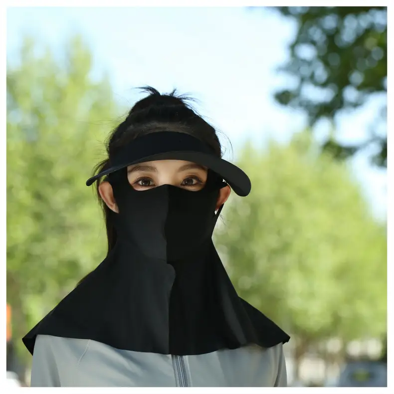 Women's One-Piece Sun Protection Mask for Outdoor Cycling — feature 17