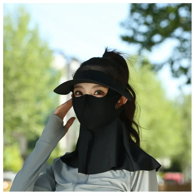 Women's One-Piece Sun Protection Mask for Outdoor Cycling — feature 21