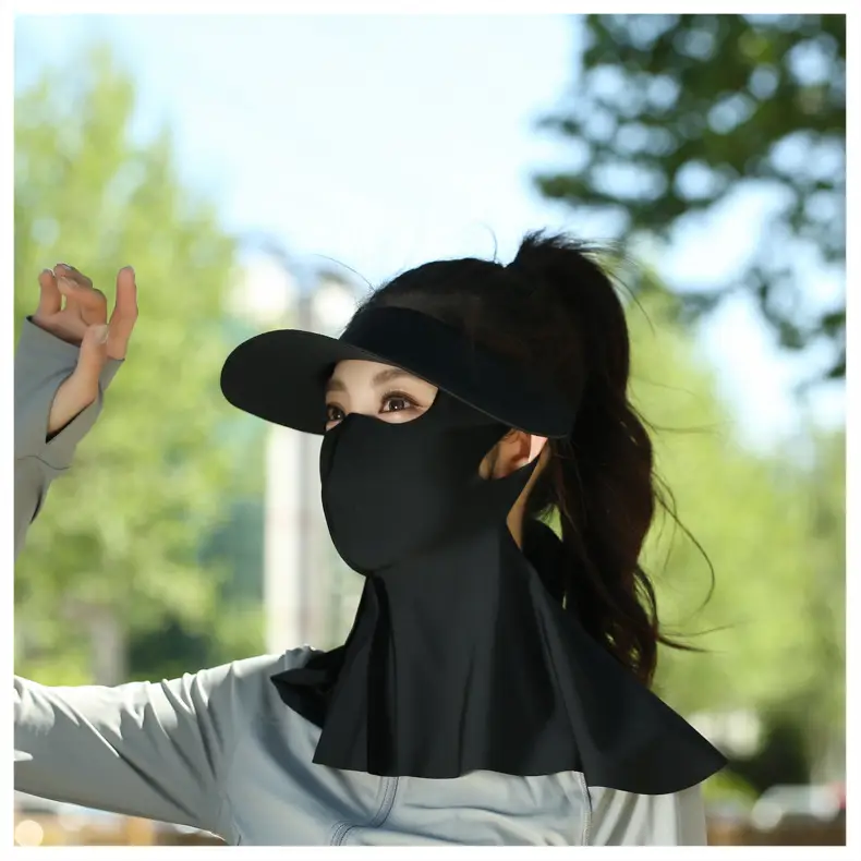 Women's One-Piece Sun Protection Mask for Outdoor Cycling — feature 22