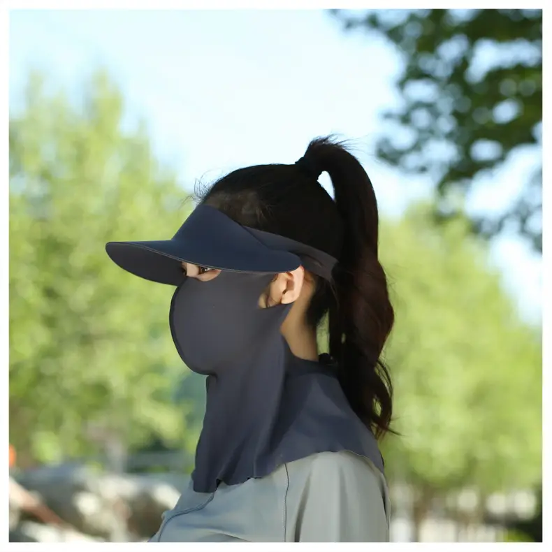 Women's One-Piece Sun Protection Mask for Outdoor Cycling — feature 25