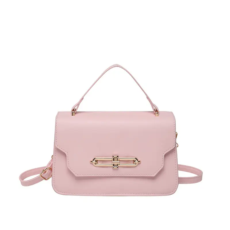 2025 Black Lock Buckle Crossbody Bag for Women