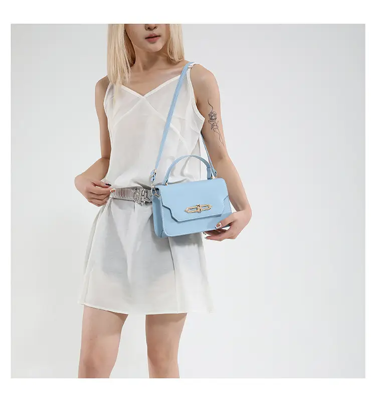 2025 Black Lock Buckle Crossbody Bag for Women — feature 10