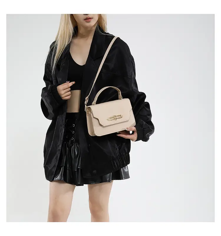 2025 Black Lock Buckle Crossbody Bag for Women — feature 16