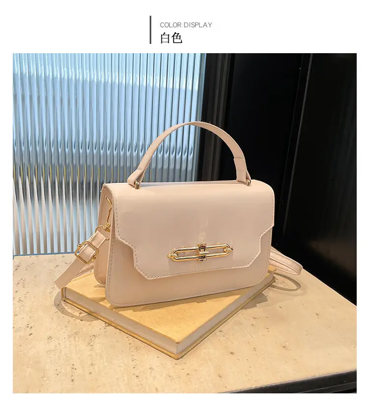 2025 Black Lock Buckle Crossbody Bag for Women — feature 22