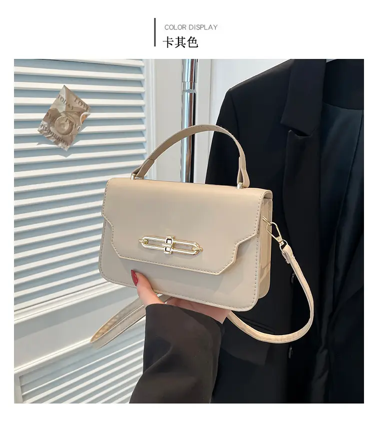 2025 Black Lock Buckle Crossbody Bag for Women — feature 25