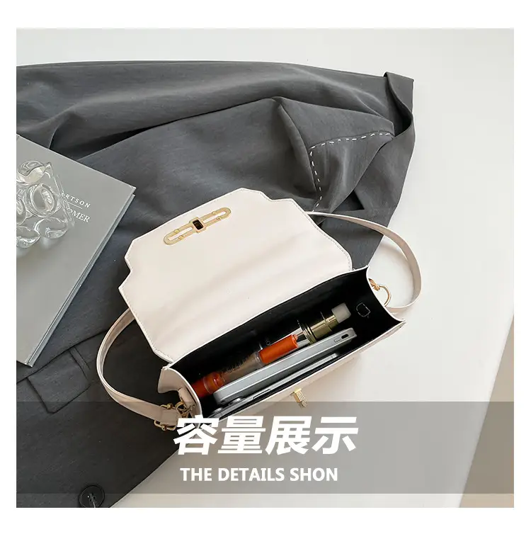 2025 Black Lock Buckle Crossbody Bag for Women — feature 7