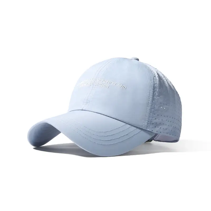 Men Women Breathable White Cap Summer Sunshade 8cm - Image 2