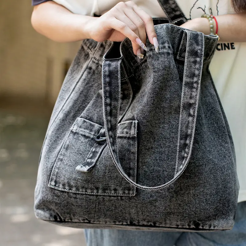 Denim Crossbody Bag for Women 2025 Casual Shopping - Image 4