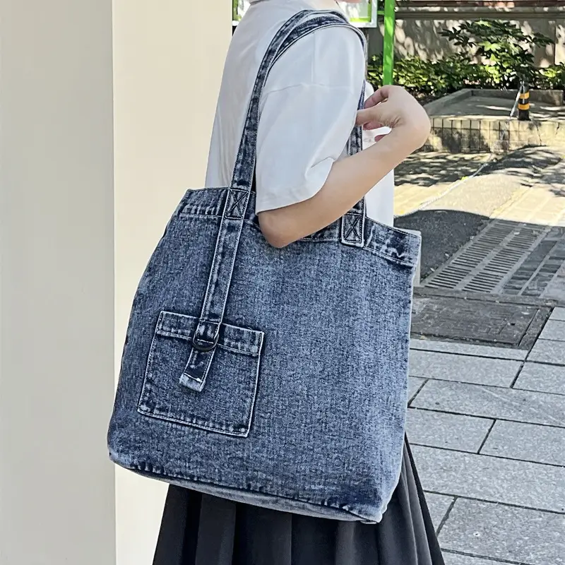 Denim Crossbody Bag for Women 2025 Casual Shopping - Image 5